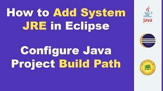 How To Add JRE System Library In Eclipse [upl. by Kremer]