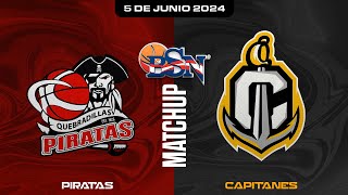 Piratas de Quebradillas vs Capitanes de Arecibo  BSN2024 [upl. by Anal]