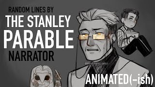 Random Narrator Lines Animated  THE STANLEY PARABLE animatic [upl. by Carrelli167]