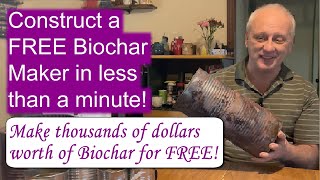 How to make a FREE Biochar Retort in less than a minute [upl. by Kit922]