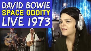 David Bowie  quotSpace Oddityquot  REACTION Live 1973 [upl. by Ennovihs]