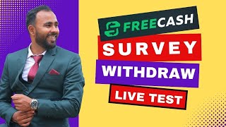 Can You Really Get Paid on FreeCash Live Survey and Withdrawal Test [upl. by Naharba]