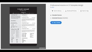 কিভাবে Adobe Stock এ আপনার Resume বা CV design submit করবেন বিস্তারিত দেখুন [upl. by Kerry]