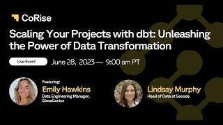 Scaling Your Projects with dbt Unleashing the Power of Data Transformation [upl. by Lahey]