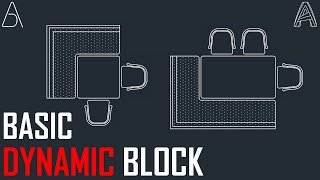 Dynamic Block For Beginners  AutoCAD [upl. by Gnaht]