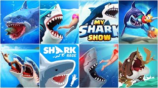 ALL THE BEST HUNGRY SHARK GAME IN ANDROID [upl. by Graner]