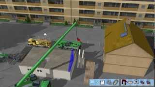 CONWORLDBIZ Montage Eigenheim Online Bagger Simulator [upl. by Audwen]