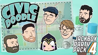 Lets Play Civic Doodle  The Jackbox Party Pack 4  Graeme Games  JBPP4 Civic Doodle Gameplay [upl. by Merwin]