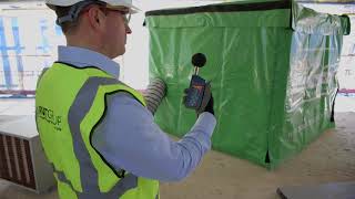 How To Soundproof A Construction Site With Soundex® Acoustic Enclosures  Noise Barriers amp Fences [upl. by Dunn582]