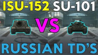 WOTB  ISU152 VS SU101  BEST TD [upl. by Sollie]