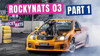 ROCKYNATS 03  PART 1  Insane Burnouts Street Drags amp Maadness [upl. by Oicnedurp54]