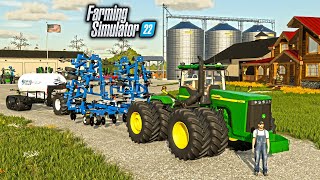 BUILDING A BIG 5000000 FARM FROM SCRATCH BIG TIME OPERATOR  FARMING SIMULATOR 22 [upl. by Jansen491]