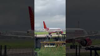 AirIndiaOfficialAI at CCU ✈️ youtubeshorts indianairport india aviation airportspotting [upl. by Kyred593]