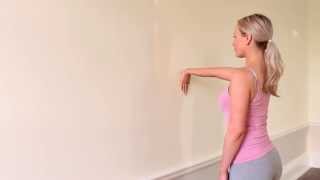 How to do a forearm flexor wall stretch [upl. by Maddocks459]