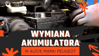 Jak wymienić Akumulator Peugeot 308 Peugeot 307 Citroen C4 [upl. by Armond]