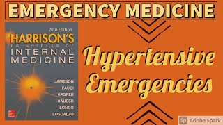 HYPERTENSIVE EMERGENCIES  Urgency vs Emergency  Treatment  Harrison [upl. by Tiernan]