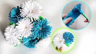 Paper flowerseasily and quickly with your own hands👐🌸made of colored paper DIY💁‍♀️NEW VIDEO BELOW👇 [upl. by Annaitat153]