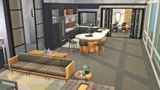 Modern Family Apartment 1020 Alto Apartments 🌆 Sims 4 Speed Build Stop Motion NO CC [upl. by Lebanna]