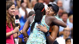 Naomi Osaka amp Coco Gauff  Complete Post Match Interview [upl. by Mallon]