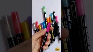 Double  line Glitter Markers  art stationery shorts  Classicute Gifts [upl. by O'Malley]