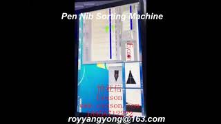 Pen nib sorting machine [upl. by Nahttam428]