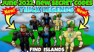 2022 ALL SECRET CODES Roblox Thick Legends NEW CODES ALL WORKING CODES [upl. by Vladamir]