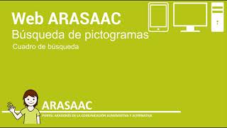 TUTORIAL 3 – PÁGINA WEB DE ARASAAC – BÚSQUEDA DE PICTOGRAMAS – CUADRO DE BÚSQUEDA [upl. by Aniratak]