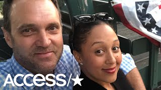 Tamera Mowry Defends Her Man Adam Housley My Husband Is Not A Racist [upl. by Natika620]