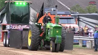 10 minutes of John Deere farm stock tractor pulling in 2022 [upl. by Lotte]