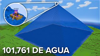 Construimos la Pirámide Acuática MÁS GRANDE en Minecraft Survival [upl. by Korman]