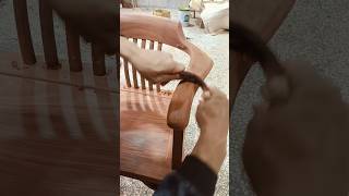 Soothing ASMR Wood Chair Smoothing  Satisfying Wood Sanding [upl. by Ramsey]