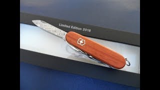 Victorinox Deluxe Tinker Damast Limited Edition 2018 [upl. by Oiramd76]