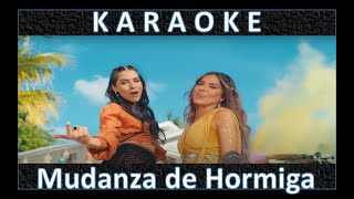 Mudanza de Hormiga  Maria Leon  Gloria Trevi Karaoke [upl. by Ijat282]