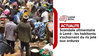 🚨 Scandale à Lomé  Des Habitants Récupèrent du Riz Avarié Jeté aux Ordures à Legbassito  ⚠️ [upl. by Hurty]