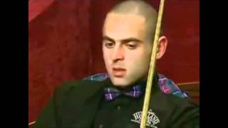 Peter Ebdon greatest break 12 points in 5 minutes [upl. by Xyla356]