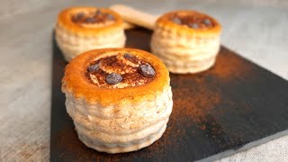 Volovanes rellenos de TIRAMISÚ  Receta fácil [upl. by Anissa]