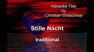 Stille Nacht  traditional  Karaoke  Vers 2 [upl. by Nosidam]