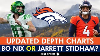 Denver Broncos UPDATED Depth Charts After 2024 NFL Draft Ft Bo Nix [upl. by Magna]