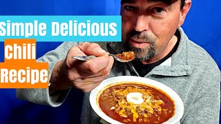 Texas Beef Chili Recipe No Beans [upl. by Cosetta]