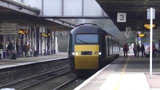 New 24 Castle HST test runs in devon with 4309343016 and plug door mrk3s 20032018 4kampHD [upl. by Elletsyrc]