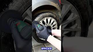 Nettoyage de pneu et jantes avec de lAPC  automobile nettoyageauto detailing [upl. by Atinihc426]