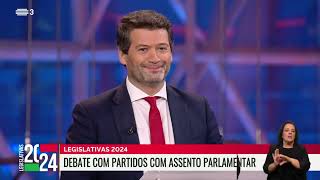 Debate com todos os partidos  Eleições Legislativas 2024 [upl. by Oisinoid]