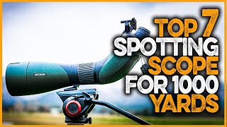 Best Spotting Scope For 1000 Yards  Top 7 1000 Yard Spotting Scopes For Long Range Shooting [upl. by Kai]