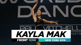 Kayla Mak  FRONTROW  World of Dance New York 2019  WODNY19 [upl. by Archibald]