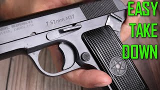 How to Disassemble the Zastava M57 what a beauty [upl. by Aikahs]