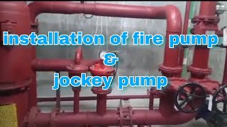 Fire Pump ampJockey Pump installation [upl. by Alitta]