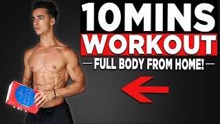 10 MIN BODYWEIGHT WORKOUT FULL BODY HOME WORKOUT [upl. by Reese559]