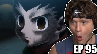 GON IS ABSOLUTELY INSANE  Hunter x Hunter REACTION Episode 95 [upl. by Farkas424]