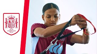 La SELECCIÓN ESPAÑOLA FEMENINA realiza el entrenamiento pensando en el partido ante Bélgica [upl. by Seton321]