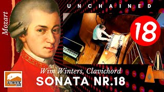 WAMozart  Sonata in D Major KV 576 COMPLETE Wim Winters Clavichord [upl. by Novets]